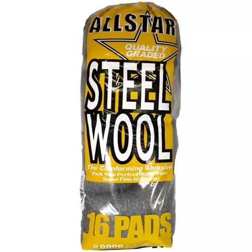 “0000” Steel Wool PadsHTI-74016