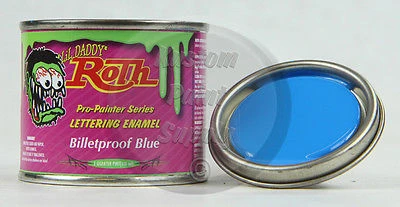 1/4 pint - Lil' Daddy Roth Pinstriping Enamel - Billetproof Blue