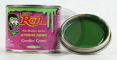 1/4 Pint - Lil' Daddy Roth Pinstriping Enamel - Gordini Green
