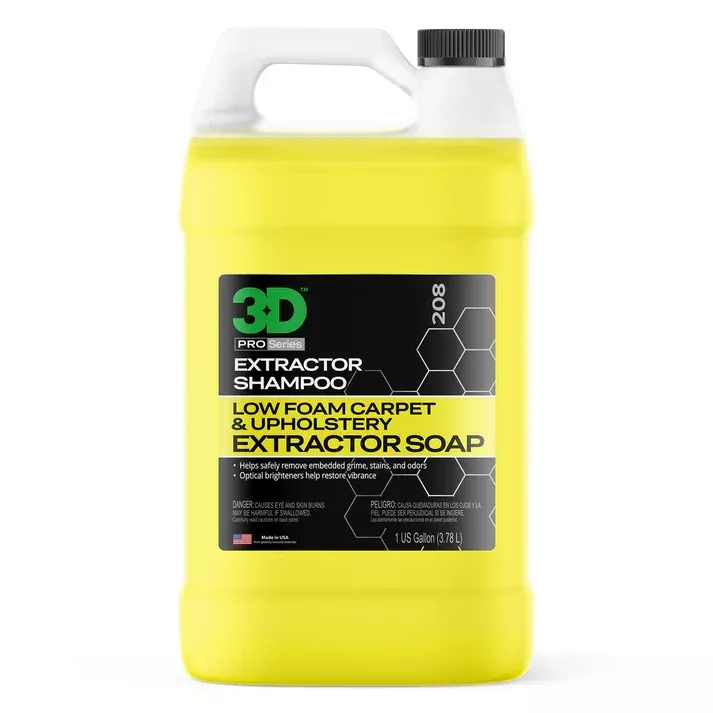 3D - Extractor Shampoo Low Foam Fabric Cleaner