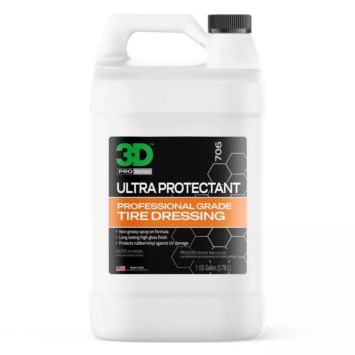 3D Ultra Protectant - Professional Grade Tire Dressing - 1 gal