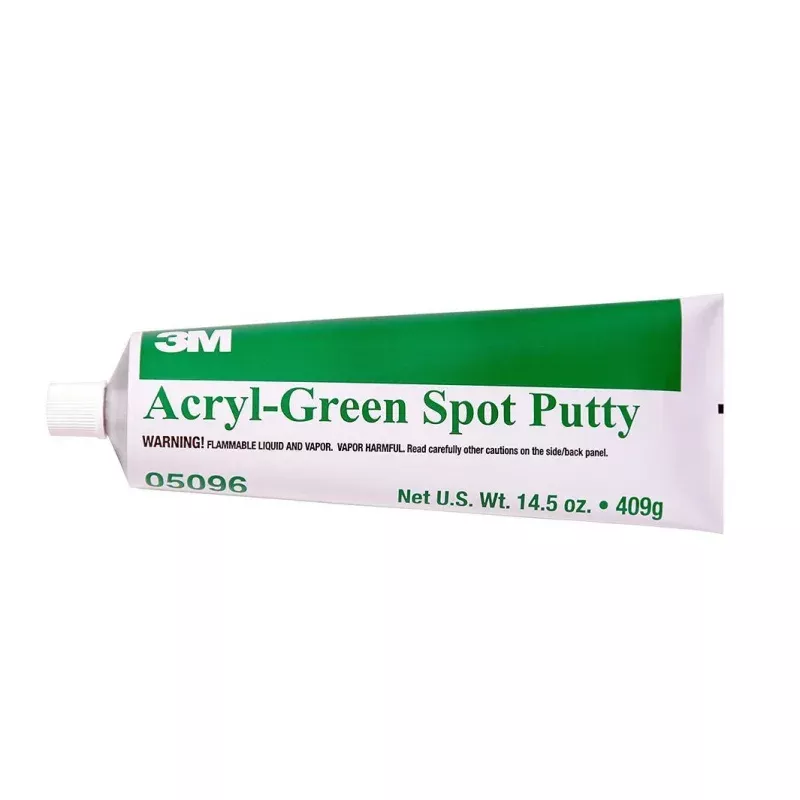 3M 05096 Acryl-Green Spot Putty Tube - 14.5 oz.