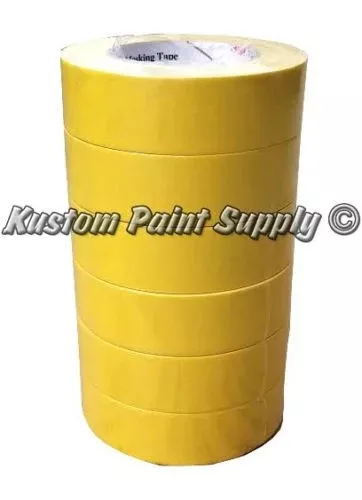 3M 06654 1 1/2'' Automotive Refinish Masking TapeYellow1 SLEEVE