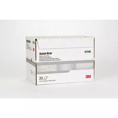 3M 07448 Ultra Fine Hand Pad,6"x9" Scuff Pad