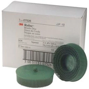 3M - 07526 Roloc Bristle Discs 50 Grit Coarse / Green