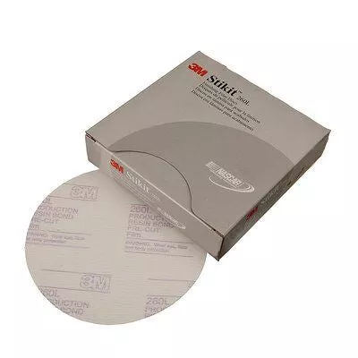 3M 1318 6 in P1200 Abrasive Disc Stikit PSA White