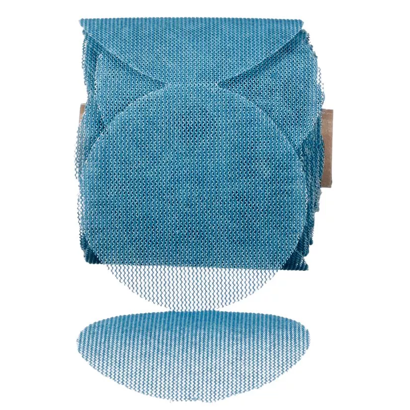 3M 36437 Hookit Blue Net Disc 5 in 150, 50 pcs per Box, 4 Boxes per Case