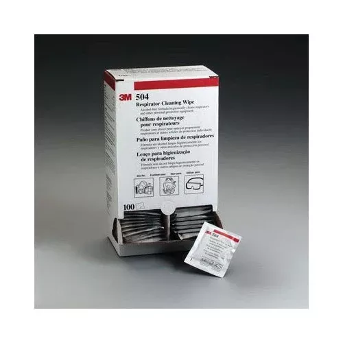 3M 7065 Pre-Moistened Respirator Cleaning Wipe - alcohol-free, individually sealed towelettes for