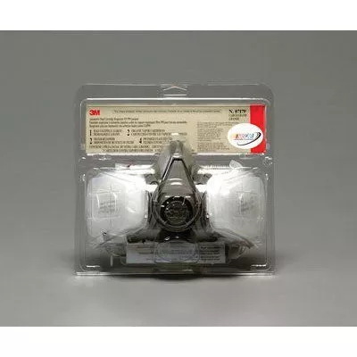 3M 7179 Dual Cartridge Respirator Packout Large P95 Filter with Half Facepiece, Organic Vapor
