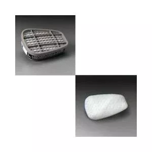 3M 7195 Replacement Cartridge/Filter Packout - includes 1 organic vapor cartridge and 2 P95 filters