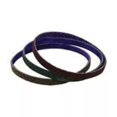 3M 77256 Non-Woven Durable Flex Belt Medium 3/8 x13 in Maroon