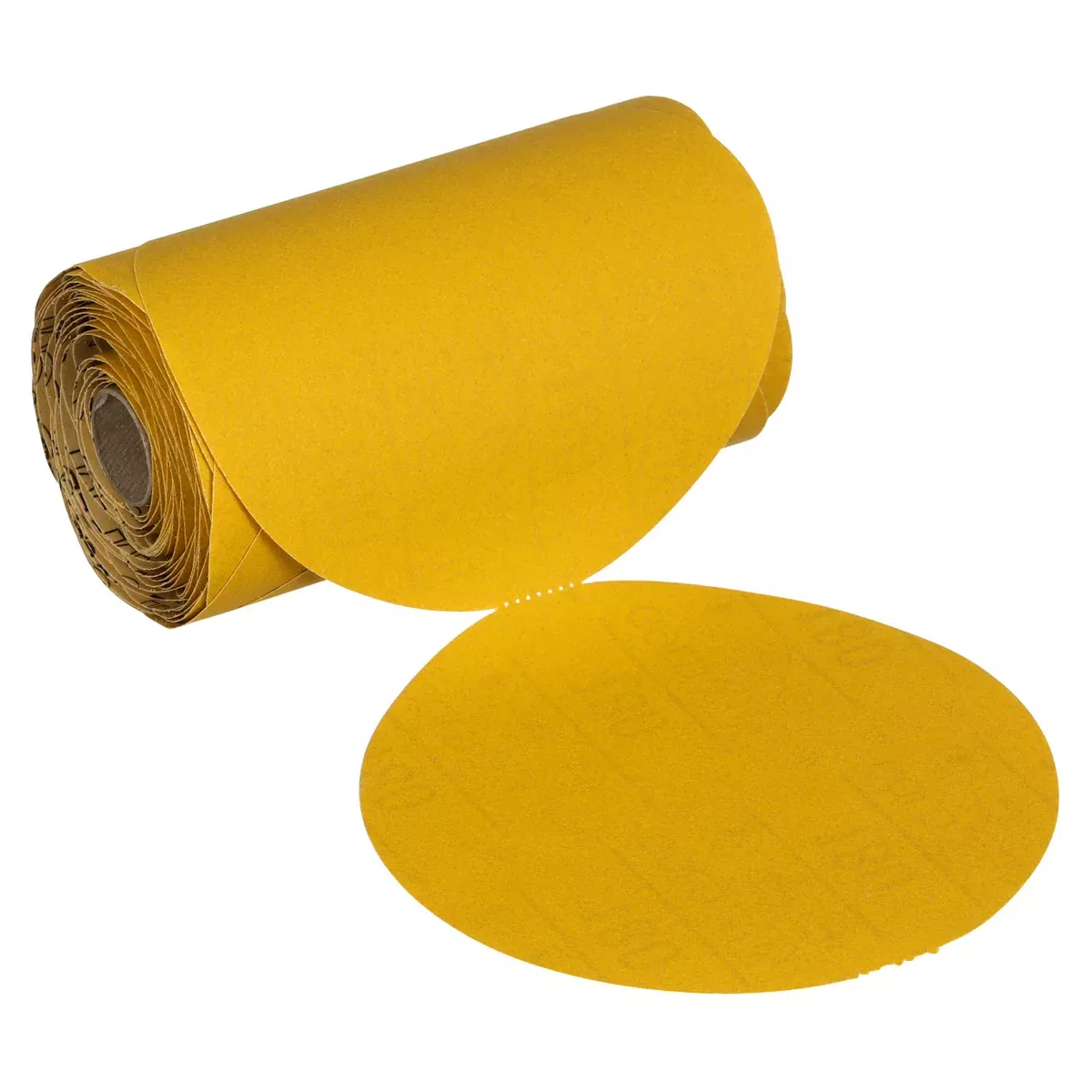 3M 9315 Gold Abrasive Disc Roll 6 in No Hole, Paper-Backed