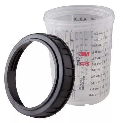 3M Mini Cup and Collar 200 mL (Part 16115) for PPS Paint Preparation System