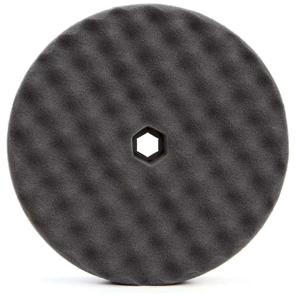 3M Perfect-It Foam Polishing Pad 05707 - Double Sided, Quick Connect - 8 inch - Black
