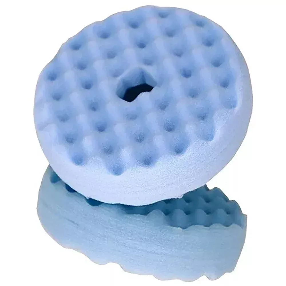 3M Perfect-It Foam Ultrafine Polishing Pad 33286 - Double Sided, Quick Connect - 6 inch - Blue