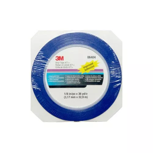 3M™ Vinyl Tape 471+ 6404 1/8" x 36 yd
