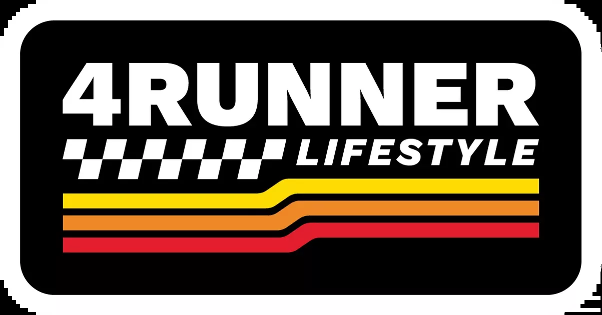 4Runner Lifestyle Black Racing Sticker