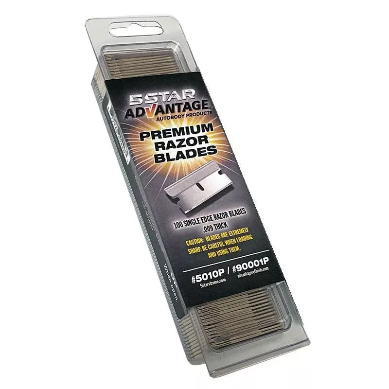 5 Star Advantage Xtreme Single Edge Razor Blades .009" Thick, 5010P