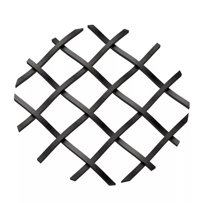 .5″ Straight Flat Diamond Decorative Grille – Flat Black, 18″ W x 48″ L Sheet