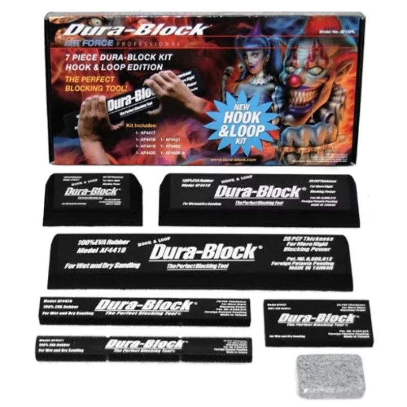 7 Piece Hook & Loop type Dura-Block Kit - AF44HL
