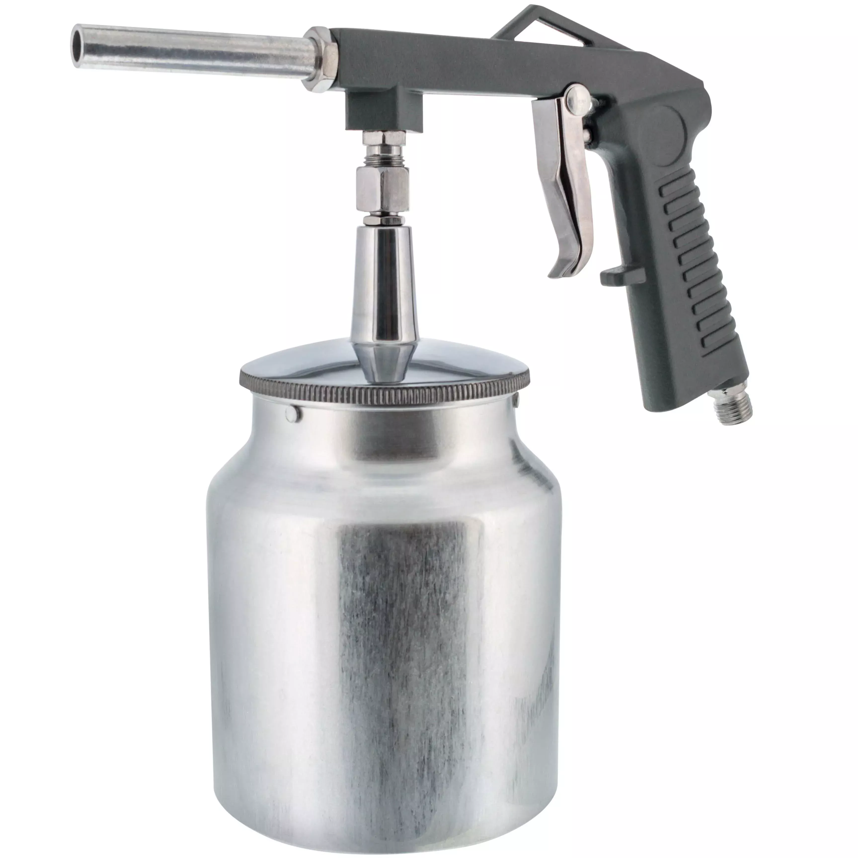 Air Undercoating Spray Gun with Suction Feed Cup - Pneumatic Automotive Sprayer for Applying Sprayable Bed Liner Coating, Rubberized Truck