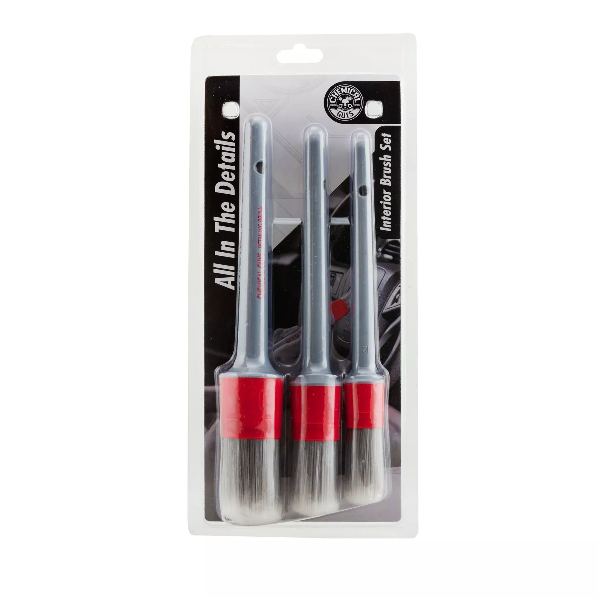 All In The Details Interior Detailing Brushes (3 Pack)