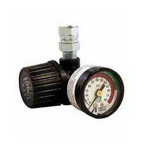 Anest Iwata IWATA 8131B Adjustable Air Flow Regulator, 1/4 in FNPT Inlet x 1/4 in FNPT Outlet, 0 to