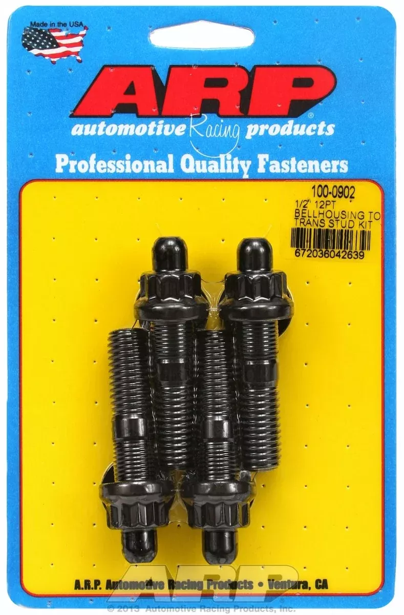 ARP 100-0902 1/2 Dia 12pt Bellhousing to Trans Stud Kit
