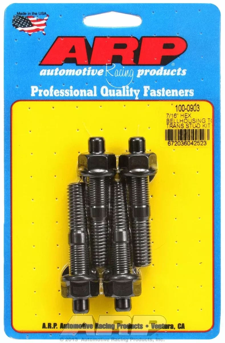 ARP 100-0903 7/16 dia Hex Bellhousing to Trans Stud Kit