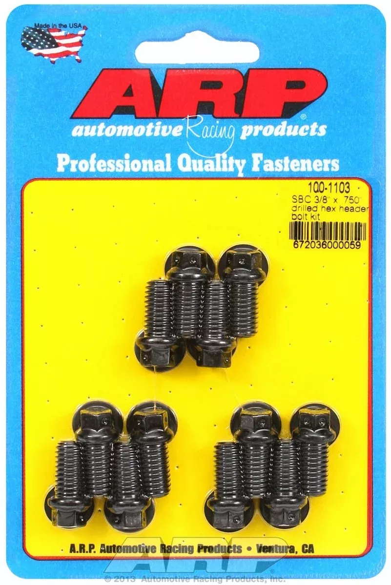 ARP 100-1103 3/8 x .750in drilled Hex Header Bolt Kit