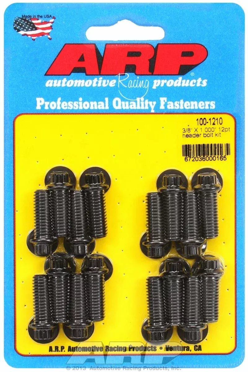 ARP 100-1210 Header Bolt Kit 3/8 X 1.000in 12pt