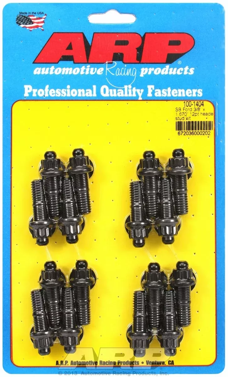 ARP 100-1404 3/8 x 1.670in 12pt Header Stud Kit