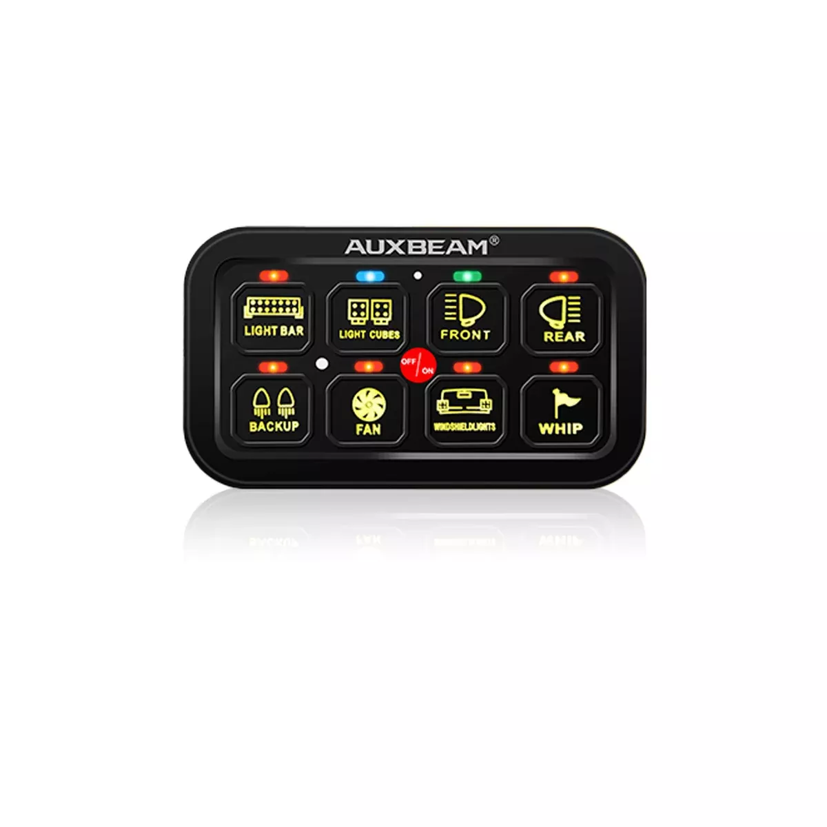 Auxbeam 8 Gang RGB Switch Panel Kit