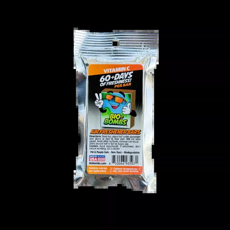 Bio-Bombs Air Freshener Bar | Vitamin C Orange Scent