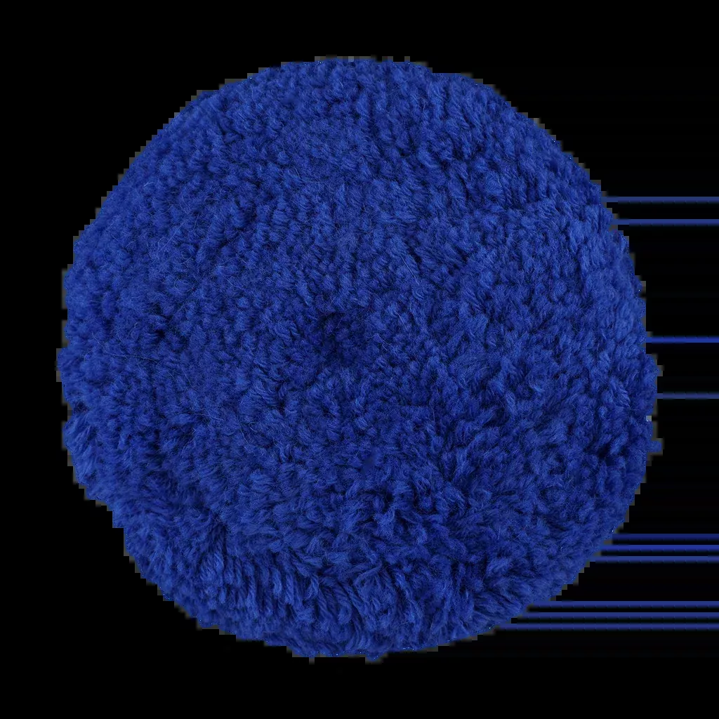 BUFF & SHINE - 8” Blue Double Sided Wool Pad