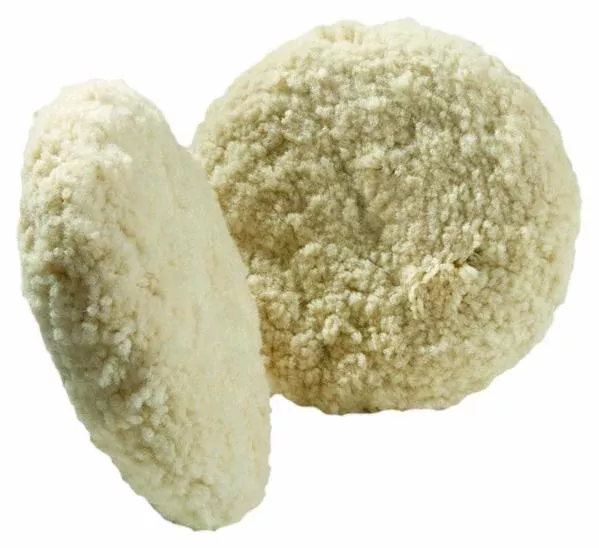 Buff and Shine WhiteWoolDouble SidedPad8 inch