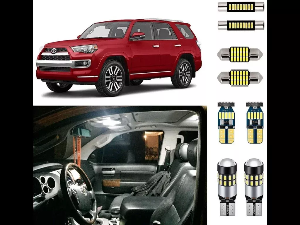 Cali Raised 16pc LED Bulb Replacement Kit For 4Runner (2010-2024)