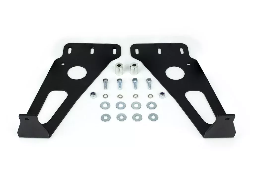 Cali Raised 32" Hidden Grille LED Light Bar Mounting Brackets For 4Runner (2014-2024)