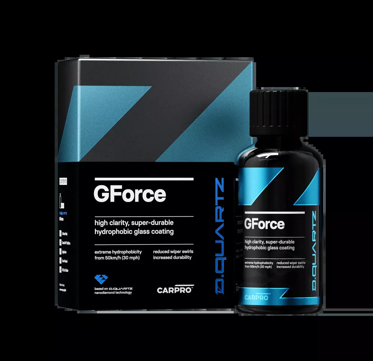 CARPRO DQUARTZ GFORCE GLASS COATING w/ Eraser (10ml)