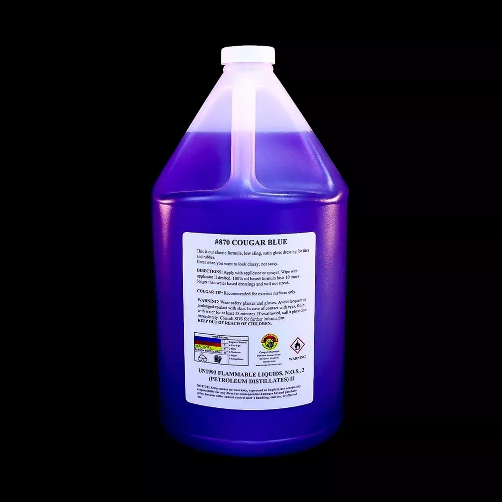 Cougar Blue #870 Satin Tire Dressing