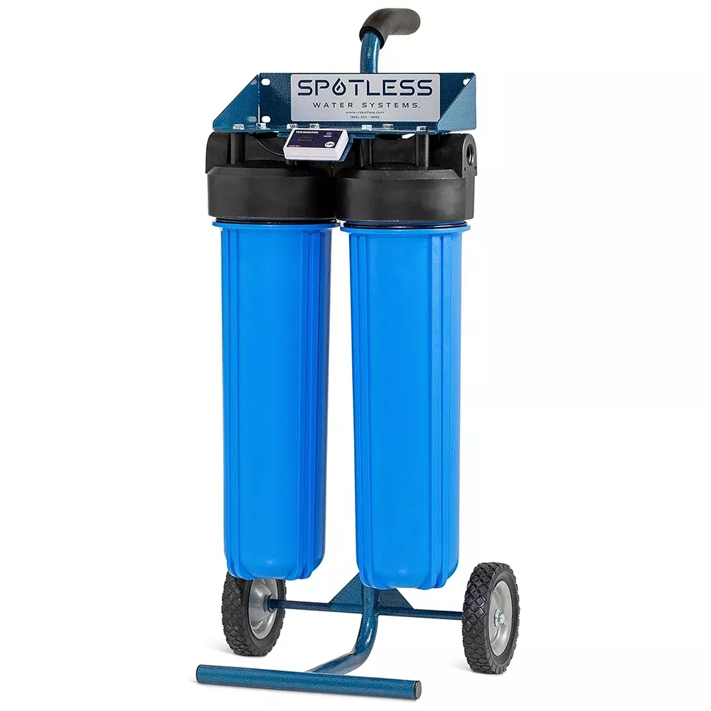 CR Spotless DIC-20-BP - High Output Deionized Water Rolling System with Integrated Resin Bypass