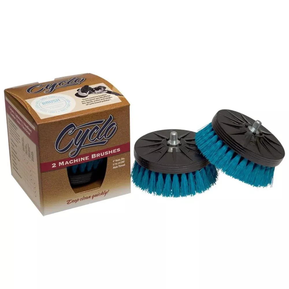Cyclo Soft Carpet Brush - 4 inch - Aqua (2-Pack)