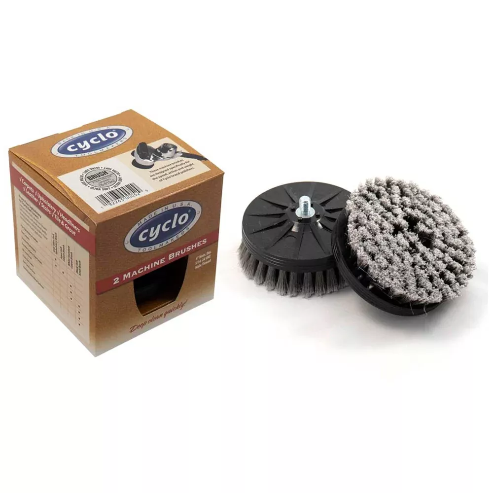 Cyclo Ultra Soft Upholstery Brush - 4 inch - Gray (2-Pack)