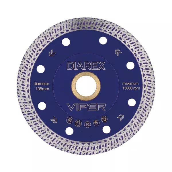 DIAREX VIPER Turbo Diamond Blade 105mm - DBT105VIPER