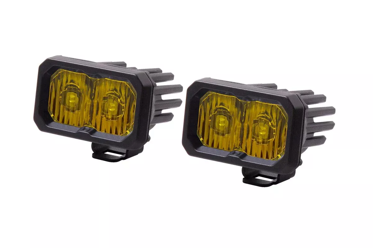 Diode Dynamics C2 2.0 Yellow Pro Led Pod (Pair)