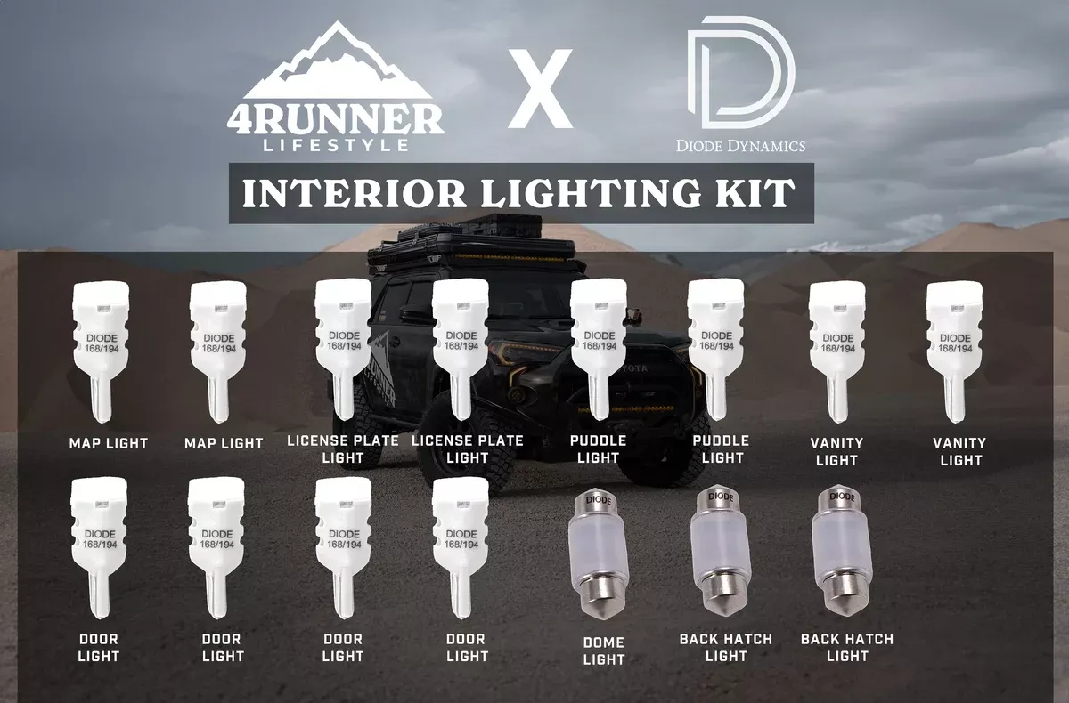 Diode Dynamics Interior Lighting Kit For 4Runner (2010-2024)