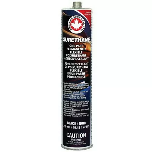 Dominion Sure Seal Sure-Thane 9020 Polyurethane Adhesive CUSS 310 mL Black Cartridge