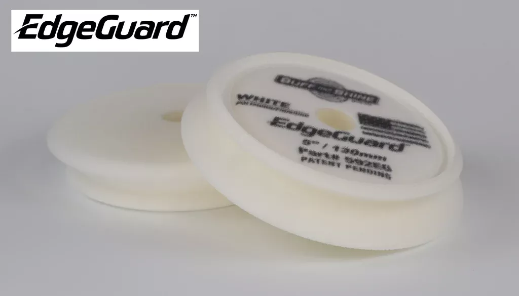 EdgeGuard Foam Pad White, Polishing/Finishing (2 Pack)