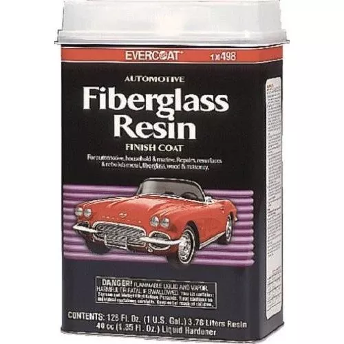 EVERCOAT 100498 Fiberglass Auto Resin, 1 gal Can, Pink, Liquid