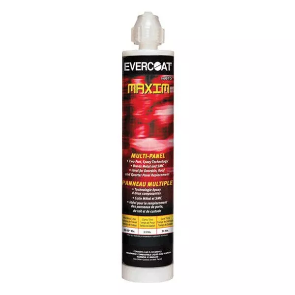 Evercoat Maxim Multi-Panel Bonding Adhesive 815 - 250 mL Black Paste Cartridge for Panel Repairs